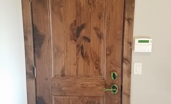 Steel Door Woodgrain